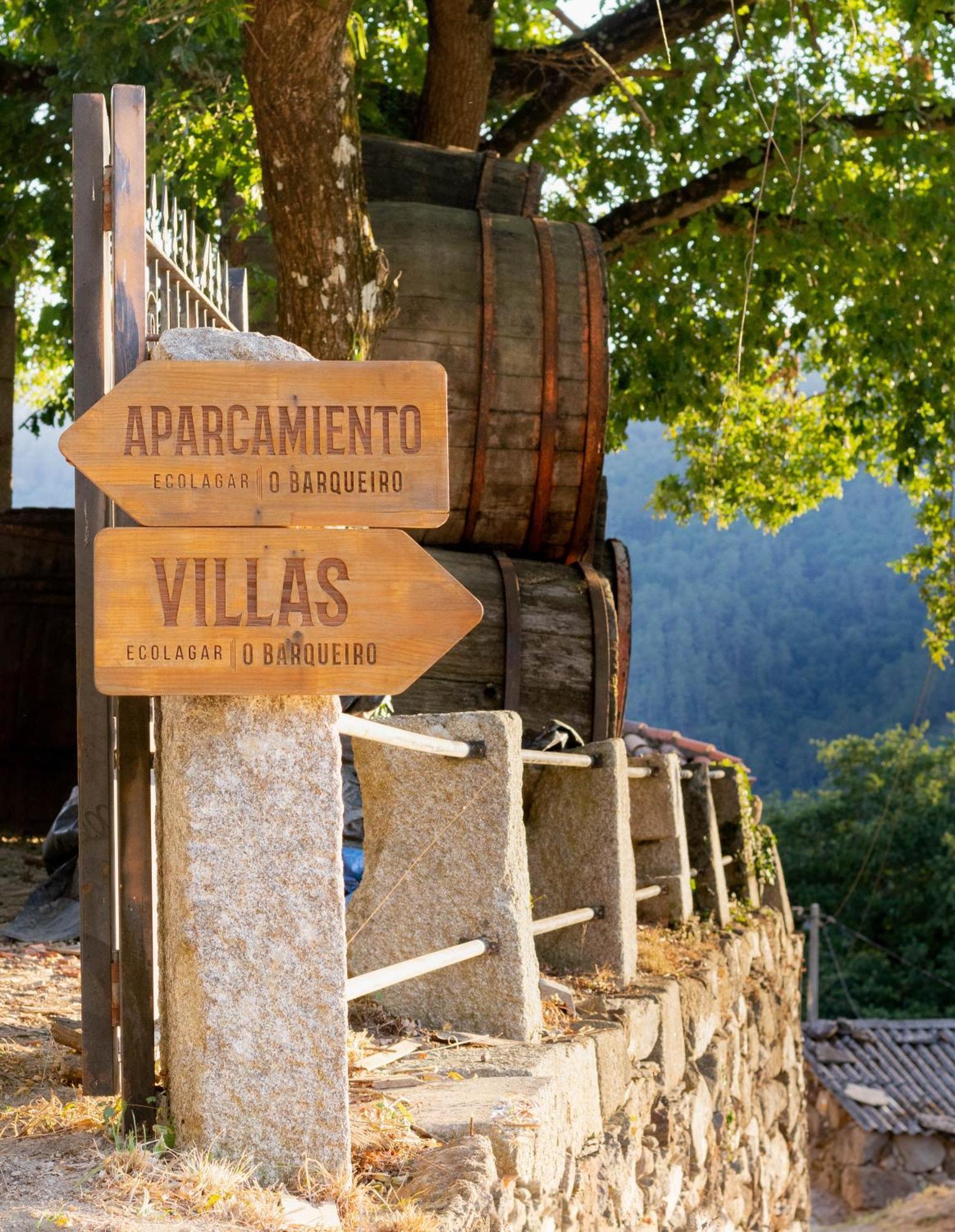 Villa Ecolagar O Barqueiro Pantón Esterno foto